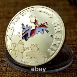 100PCS Independence UK Brexit EU Referendum Commemorative Coin June 23 2016 Gift