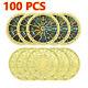 100pcs Medal Gift Crafts 12 Constellations Commemorative Coin Gold Plated Crafts