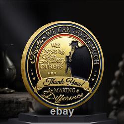 100PC Thank You For Making A Difference Gold Plated Commemorative Challenge Coin