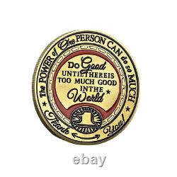 100PC Thank You For Making A Difference Gold Plated Commemorative Challenge Coin