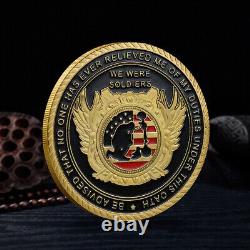 100 PCS Gold Collection Iron Coin Veteran U. S. Commemorative Plating Gift