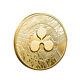 100 Pcs Metal Craft Commemorative Collectible Souvenirs Gold Plate Ripple Coin