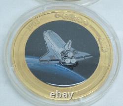 100 Years of Flight 1903-2003 Gold plated medallion coins- Set of 8 coins