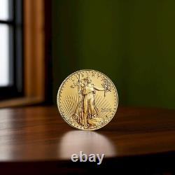10PCS 2025 American Gold Eagle 1/10th oz Bullion Coin Commemorative Coin Sealed