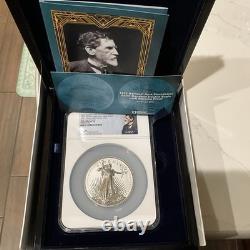 10 oz Silver Commemorative Double Eagle Ultra High Relief Reverse PF 70