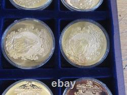 12 commemorative gold British Bank notes coins full set