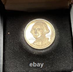 1776-1976 Bicentennial George Washington Commemorative. 500 Fine 12K Gold Coin