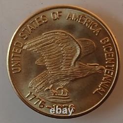 1776-1976 Bicentennial George Washington Commemorative. 500 Fine Gold Medal