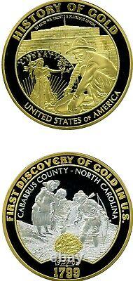 1799 Cabarrus County North Carolina Commemorative Coin Proof Lucky Money $139.95