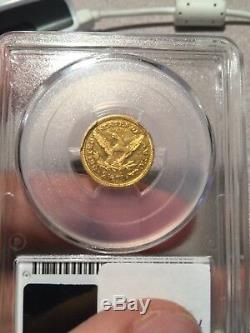 1848 $2.5 PCGS-AU 58 CAL. Quarter Eagle 1st Commemorative Coin! Gold Super Rare