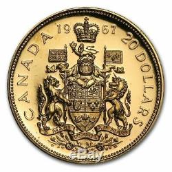 1867/1967 CANADA 7-Coin CENTENNIAL Speciman Set withCase/Box/BONUS $20 GOLD Coin