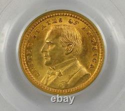 1903 $1 Gold LA Purchase McKinley Commemorative Dollar PCGS MS63
