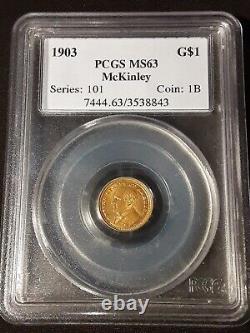 1903 Commemorative Gold Dollar Two-Coin Set Jefferson and McKinley PCGS