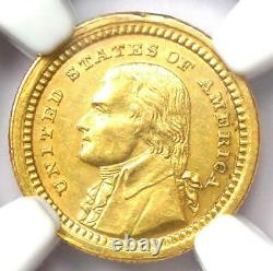 1903 Jefferson Commemorative Gold Dollar Coin G$1 Certified NGC AU Detail