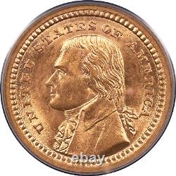 1903 LA Purchase Commemorative Gold Dollar (G$1) Jefferson PCGS MS64 CAC