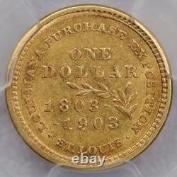 1903 McKinley Louisiana Purchase Commemorative Gold Dollar PCGS AU 55