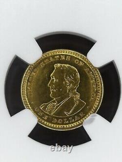 1904 $1 Lewis and Clark Gold Commemorative Coin NGC MS64