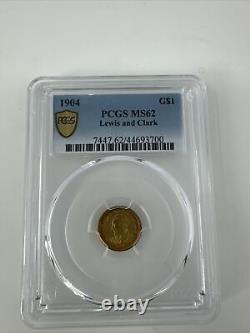 1904 Lewis and Clark Gold $1 Commemorative PCGS MS 62