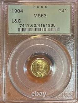 1904 OGH PCGS MS63 LEWIS & CLARK GOLD Commemorative