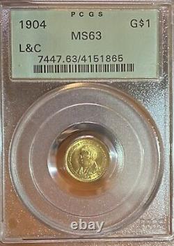 1904 OGH PCGS MS63 LEWIS & CLARK GOLD Commemorative