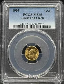 1905 Classic Gold Commemorative Lewis and Clark Exposition PCGS MS-65