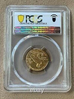 1911-D $2.50 Indian Head Gold Quarter Eagle AU Detail Ex-Jewelry PCGS