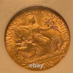 1915-S $2.50 Panama-Pacific Classic Gold Commemorative Coin NGC MS67