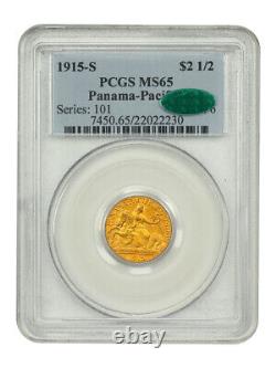 1915-S $2.50 Panama-Pacific PCGS/CAC MS65 Classic Gold Commemorative