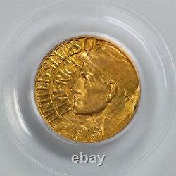 1915-S G$1 Panama-Pacific Commemorative Gold Dollar AU58 PCGS 19210504