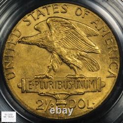 1915 S Pan-Pac Commemorative Gold Quarter Eagle $2.50 OGH PCGS MS 62 GOLD CAC