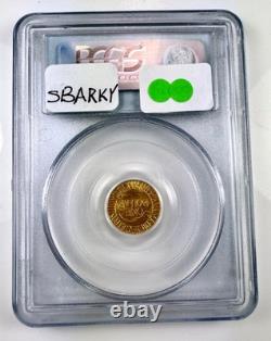 1915-S Panama-Pacific Exposition $1 Gold Commemorative Coin PCGS MS 64 CAC