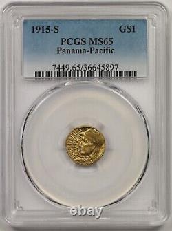 1915-S Panama Pacific G$1 PCGS MS 65 Early Gold Commemorative