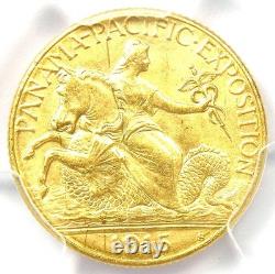 1915-S Panama Pacific Gold Quarter Eagle $2.50 PCGS Uncirculated Detail UNC MS