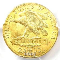 1915-S Panama Pacific Gold Quarter Eagle $2.50 PCGS Uncirculated Detail UNC MS