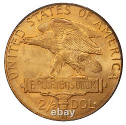 1915-s $2.50 Pcgs Ms 65 Old Holder Gem Gold Commemorative Gold Quarter Eagle