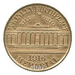 1916 $1 McKinley Commemorative Gold Dollar 8324