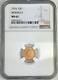 1916 G$1 Mckinley Commemorative Gold Dollar Coin Ngc Ms-62