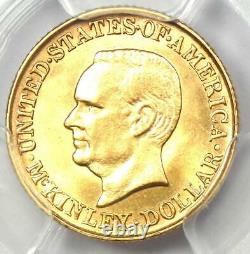 1916 McKinley Commemorative Gold Dollar Coin G$1 Certified PCGS MS63 (UNC BU)