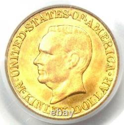 1916 McKinley Commemorative Gold Dollar Coin G$1 Certified PCGS MS64 (UNC BU)