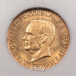 1917 G$1 McKinley Gold Commemorative Dollar PL Fields NGC MS 62 SKU-G3598