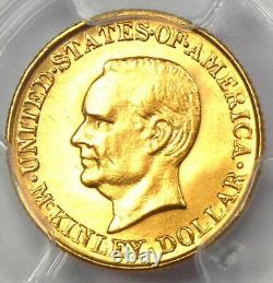 1917 McKinley Commemorative Gold Dollar G$1 PCGS Uncirculated Detail (UNC MS)