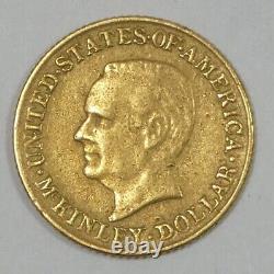1917 McKinley Memorial $1 Gold Commemorative EXTRA FINE surface damage