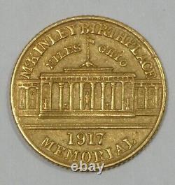1917 McKinley Memorial $1 Gold Commemorative EXTRA FINE surface damage