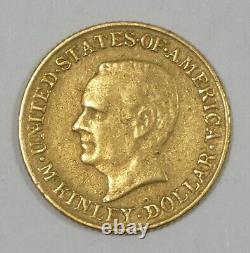 1917 McKinley Memorial $1 Gold Commemorative EXTRA FINE surface damage