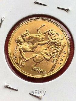 1918 Canada Sovereign Gold Attractive coin