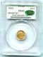 1922 G$1 Grant Star Commemorative Gold Dollar Pcgs Ms66 Ogh Green Holder Cac