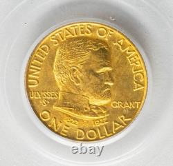 1922 $ Grant Gold Dollar MS64 Green Label PCGS 950550-35
