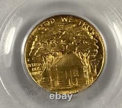 1922 Grant, No Star, Gold Dollar $1.00 Commemorative. PCGS MS65