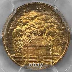 1922 With Star Grant Memorial Commemorative Gold Dollar PCGS MS-66