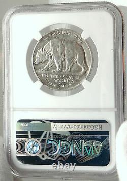 1925 CALIFORNIA Commemorative Silver Half Dollar Coin GOLD RUSH BEAR NGC i75991